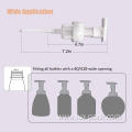 150ml clear bottle container foam pump transparent for lanbena whitening cleanser